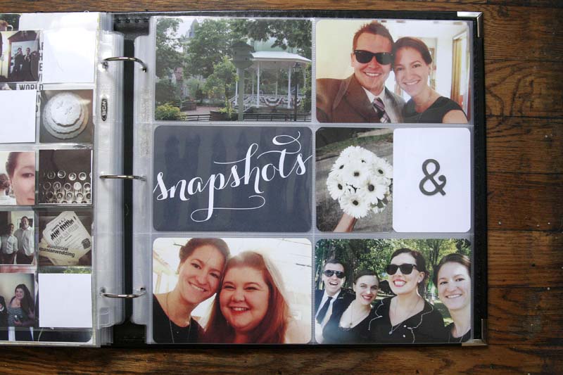wedding project life pages
