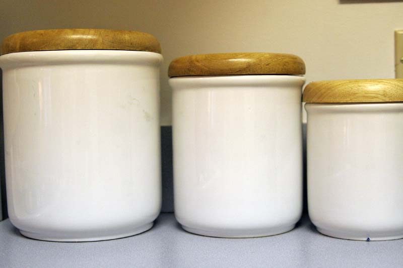 containers for the kitchen counter