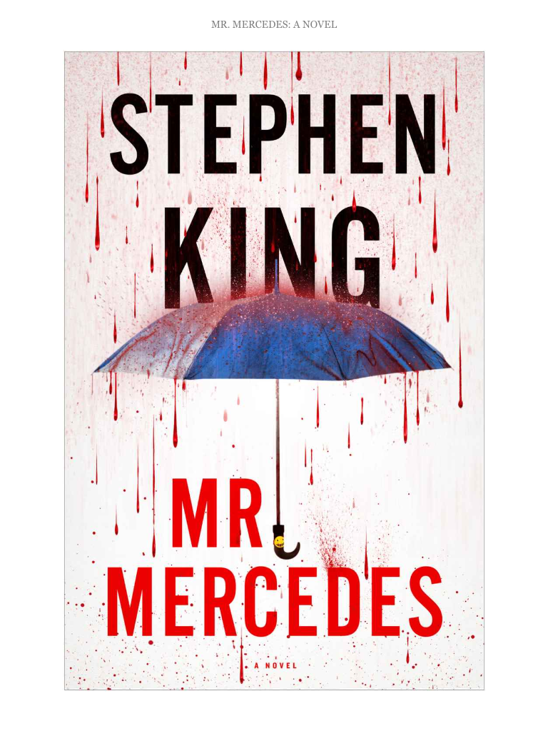 mr. mercedes by stephen king
